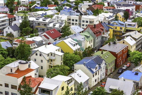 Preview: Colorful Houses In Reykjavik, Iceland