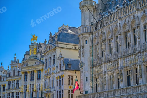Preview: Buildings And Architecture In The Grand Place, Or Grote Markt, The Central Square Of Brussels