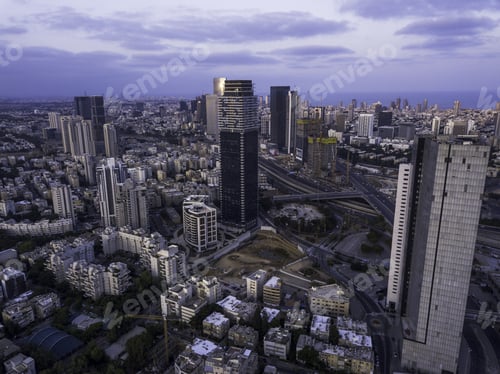 Preview: Metropolis Ramat Gan, Givatayim Tel Aviv Israel, Drone Footage, Residential Neighborhoods With