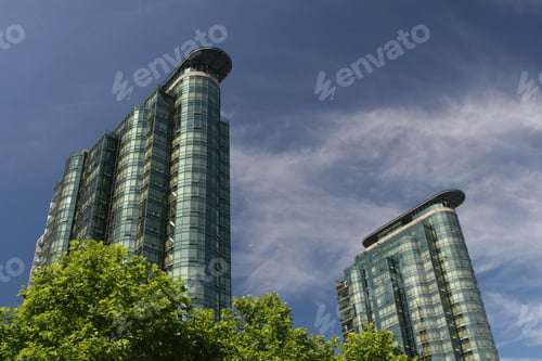 Preview: Modern Condominium Towers In Park Setting