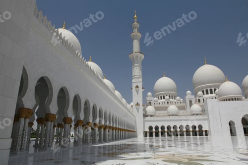 Preview: Arab Architecture On Grand Mosque, Abu Dhabi