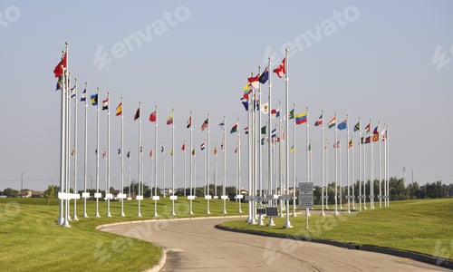 Preview: Flags Of Nations At The Mint, Winnipeg, Manitoba