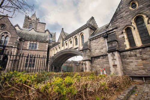 Preview: Historic Christ Church And Stone Bridge, Dublin Ireland