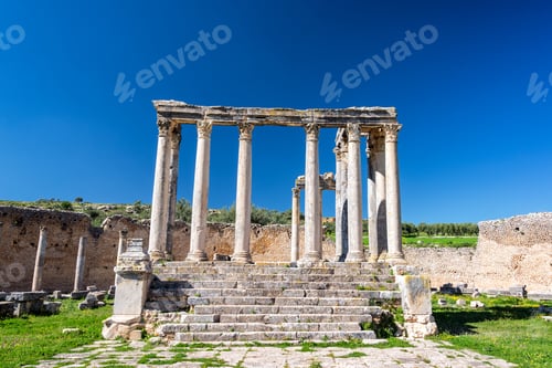 Preview: Temple Of Juno Caelestis In The Roman Ruins Of Dougga, Tunisia
