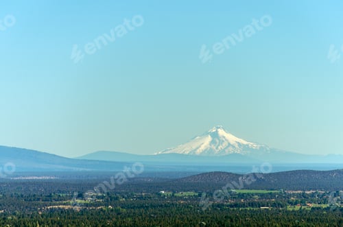 Preview: View Of Mt. Hood, The Second Tallest Mountain Of The Cascade Range