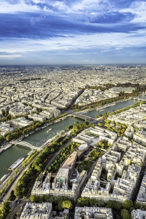 Preview: Aerial View On Paris From The Eiffel Tower, France