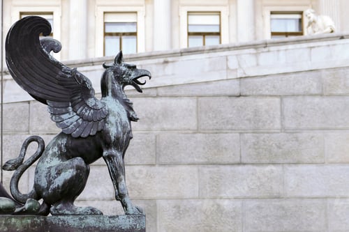 Preview: Detail Of Vienna Parliament Building In The Greek-Roman Style