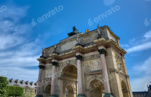 Preview: The Arc De Triomphe Du Carrousel Located In Paris, France