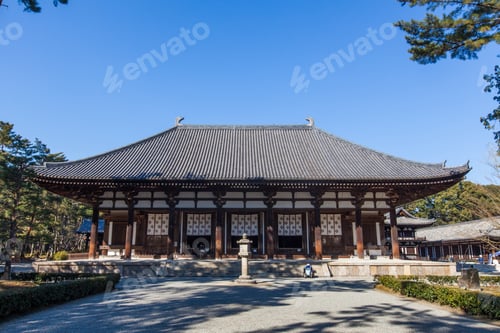 Preview: Toshodai-Ji, A Buddhist Temple In Nara Japan. The Classic Golden Hall Is Considered The Archetype