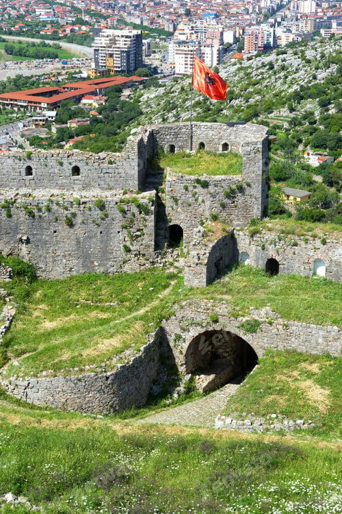 Preview: Tower In The The Medieval Rozafa Castle Close To Shkoder, Albania