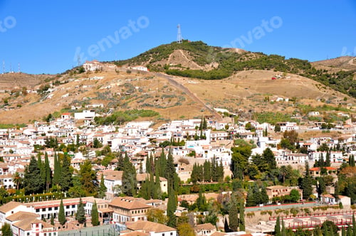 Preview: View Of A Residential Area In The City Of Granada, Spain