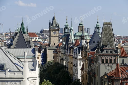 Preview: View Of Roofs And Towers Of Prague, Czech Republic