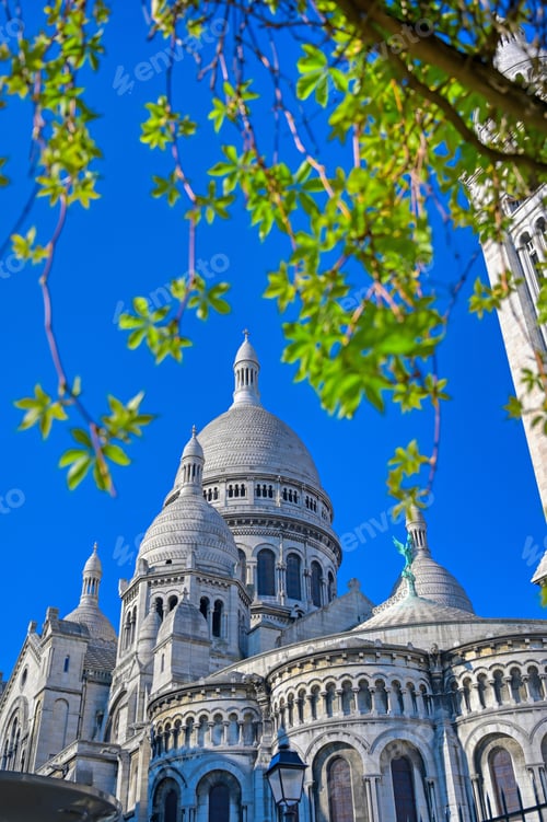 Preview: The Basilica Of The Sacred Heart Of Paris, Commonly Known As Sacré-Cœur Basilica, Located In The