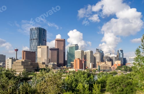Preview: Skyscrapers Towering Over Calgary Alberta Canada