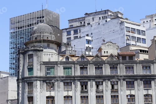 Preview: Old And Dirty Building In Downtown Of Sao Paulo, Brazil