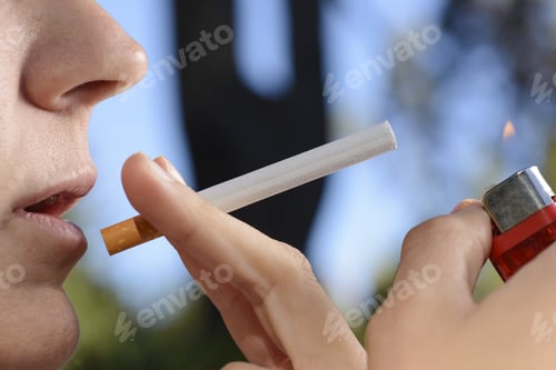 Preview: Woman With Cigarette