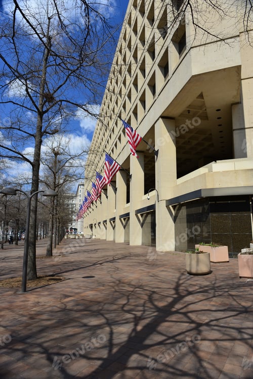Preview: J. Edgar Hoover Fbi Building On Pennsylvania Avenue, Washington Dc, United States