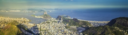 Preview: Panorama Of Rio De Janeiro With Copacabana Beach, Brazil