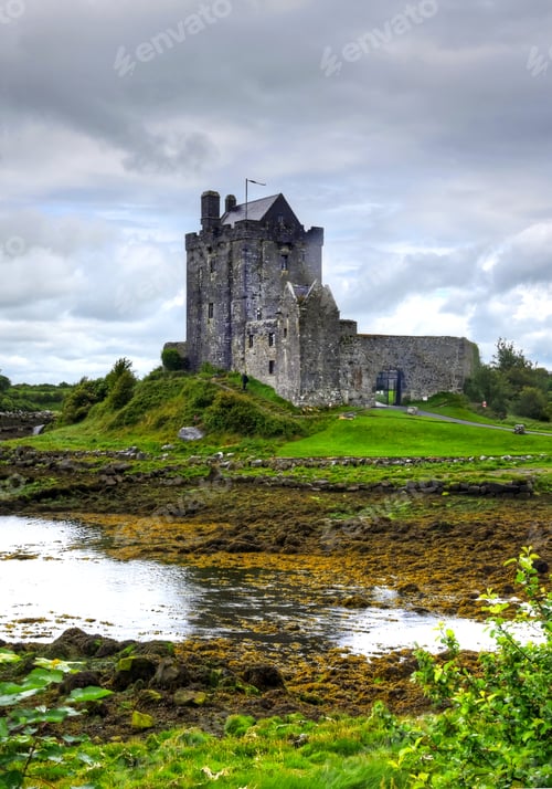 Preview: The Ruins Of Dunguaire Castle In Kinvara, Ireland.