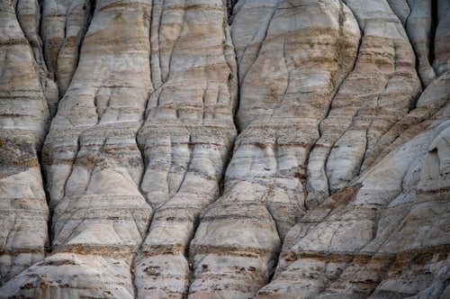 Preview: Hoodoos Outside Of Drumheller, Alberta On A Blue Sky Day.
