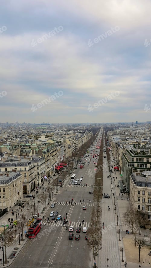 Preview: Paris, France - Feb 21 - 2013 - View Of Champs-Elysees In Paris, France