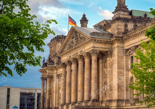 Preview: The Reichstag Building Located In Berlin, Germany Which Houses The German Parliament, The Bundestag.