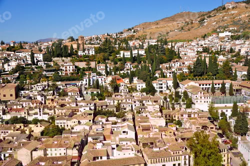 Preview: View Of A Residential Area In The City Of Granada, Spain