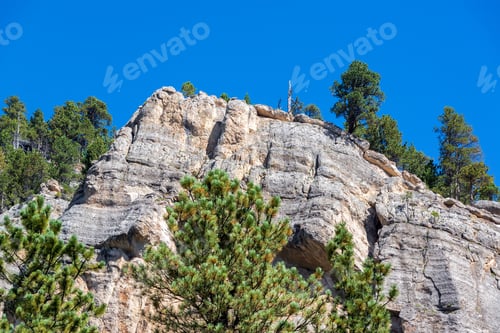 Preview: Cliff Face View In South Piney Canyon Near Story, Wyoming