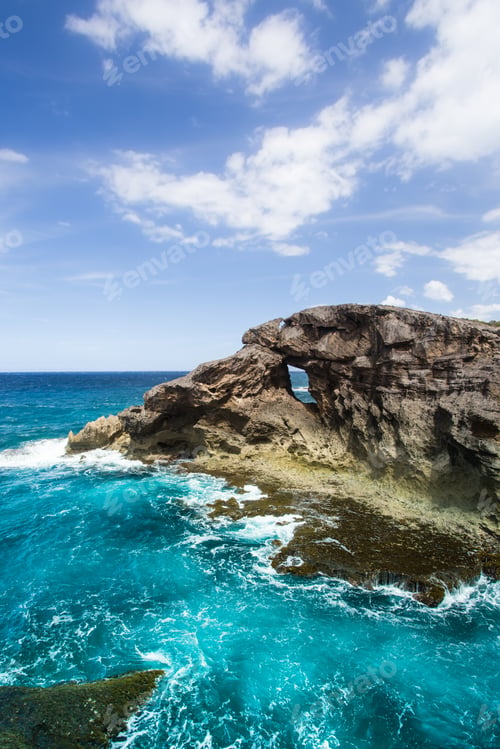 Preview: Beautiful Cliffs Caves And Ocean From Puerto Rico