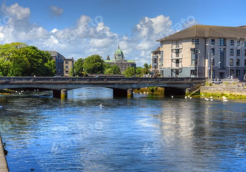 Preview: Galway, Ireland And The River Corrib.