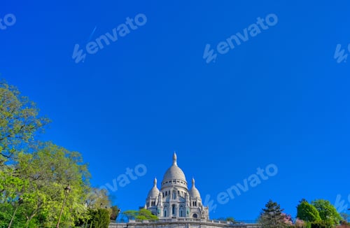 Preview: The Basilica Of The Sacred Heart Of Paris, Commonly Known As Sacré-Cœur Basilica, Located In The