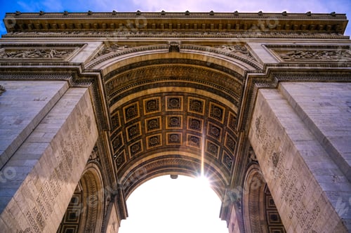 Preview: A View Of The Arc De Triomphe Located In Paris, France.