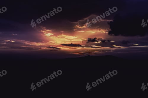 Preview: Colorful Dark Sunset