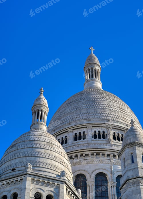 Preview: The Basilica Of The Sacred Heart Of Paris, Commonly Known As Sacré-Cœur Basilica, Located In The