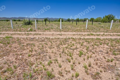 Preview: An Array Of Markers For An Underground Gas Pipeline That Runs Through Paulden Az Near The Lower