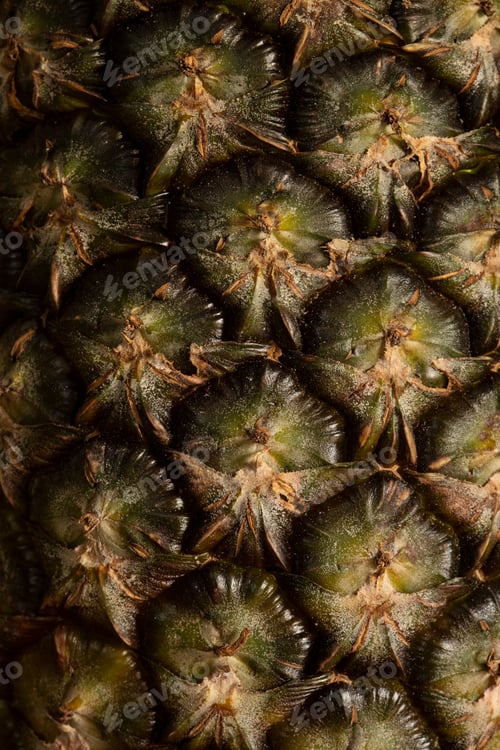 Preview: Close Up Texture Of Fresh Ripe Pineapple Backgroundc
