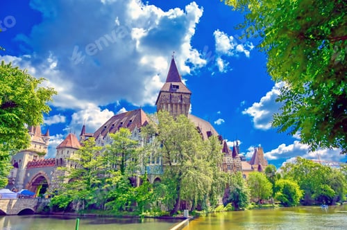 Preview: Vajdahunyad Castle Located In The City Park Of Budapest, Hungary.