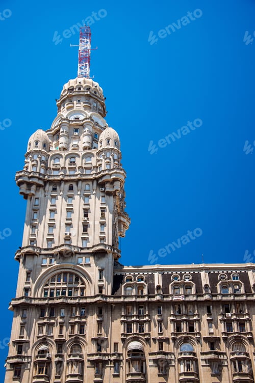 Preview: View Of A Historic Skyscraper In Montevideo