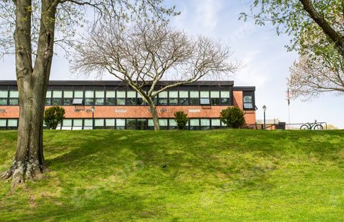 Preview: Exterior View Of A Typical American School