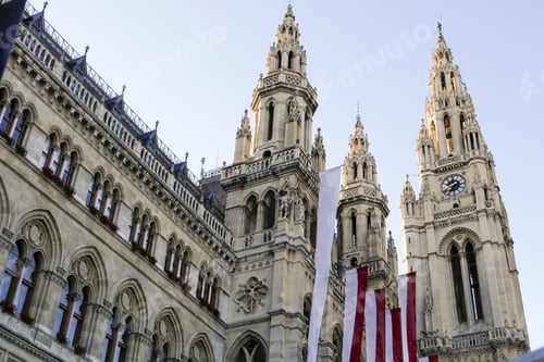 Preview: The Towers Of Wiener Rathaus Vienna City Hall, Austria