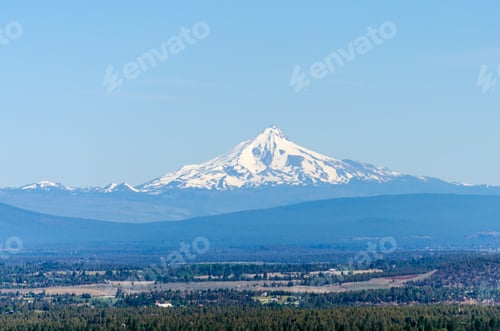 Preview: View Of Mount Jefferson, One Of The Volcanoes Of The Cascade Range