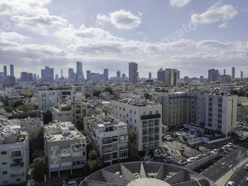 Preview: Tel Aviv Skyline - Aerial Photo Of Tel Aviv'S Center