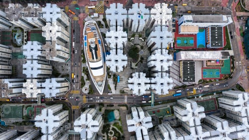 Preview: Top View Of Hong Kong Residential Buildings