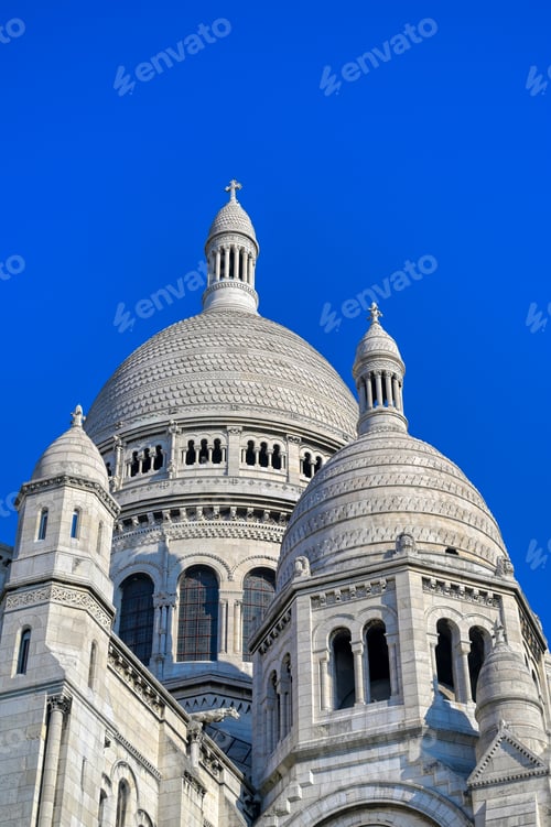 Preview: The Basilica Of The Sacred Heart Of Paris, Commonly Known As Sacré-Cœur Basilica, Located In The