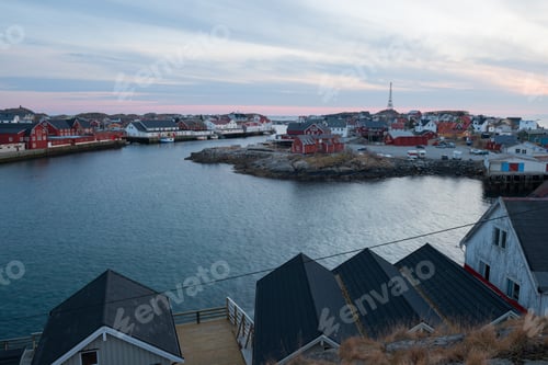Preview: The Beautiful Fishing Village Of Henningsvaer, Lofoten Islands, Northern Norway