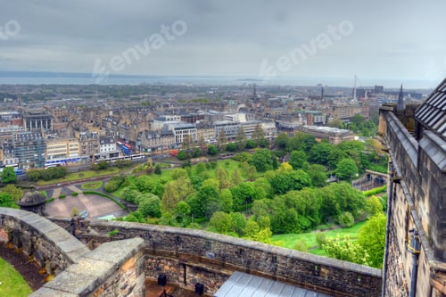 Preview: View Of Edinburgh, Scotland, Uk.