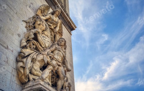 Preview: A View Of The Arc De Triomphe Located In Paris, France.