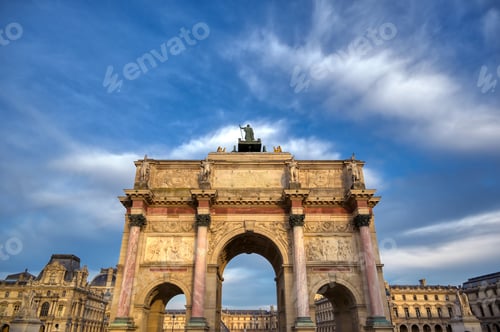 Preview: The Arc De Triomphe Du Carrousel Located In Paris, France
