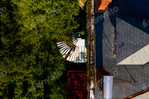 Preview: These Are Aerial Photos Of The Abandoned Dunnington Mansion In Farmville, Virginia. The Mammoth