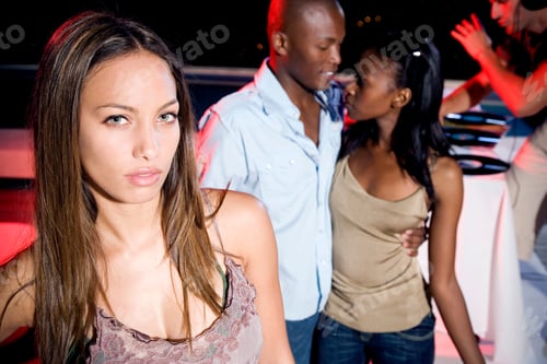 Preview: Young Woman At A Party